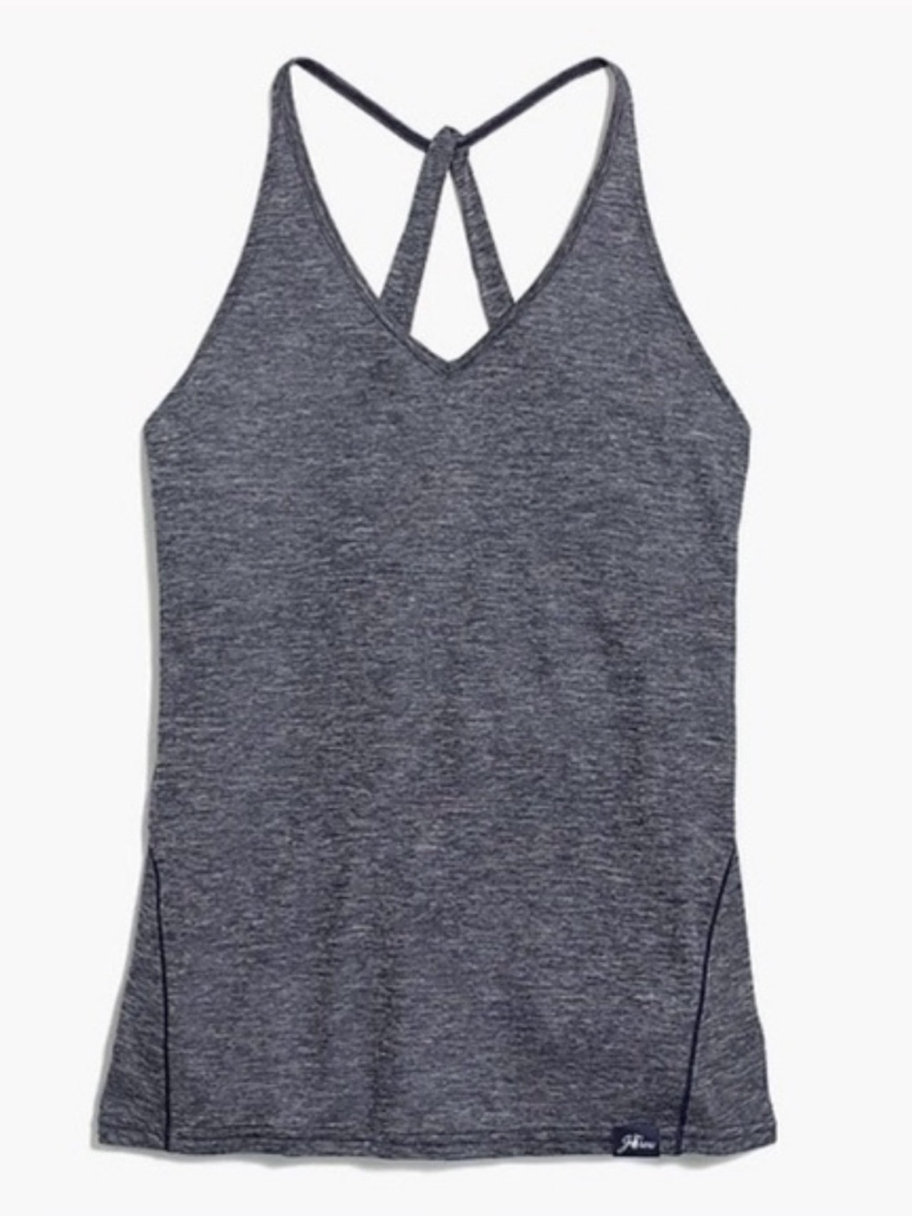 NWT New Balance for J.Crew Athletic Tank Top, Heather Blue/Gray, Size XL
